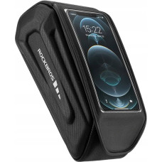 Rockbros Torba rowerowa Rockbros 30120064001 wodoodporna na ramę z pokrowcem na telefon - czarna