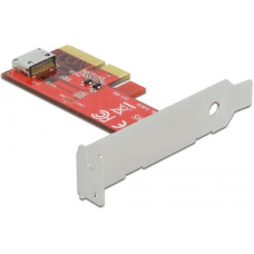 Delock PCI Express x4 Karte zu 1 x intern OCuLink SFF-8612 - Low Profile Formfaktor