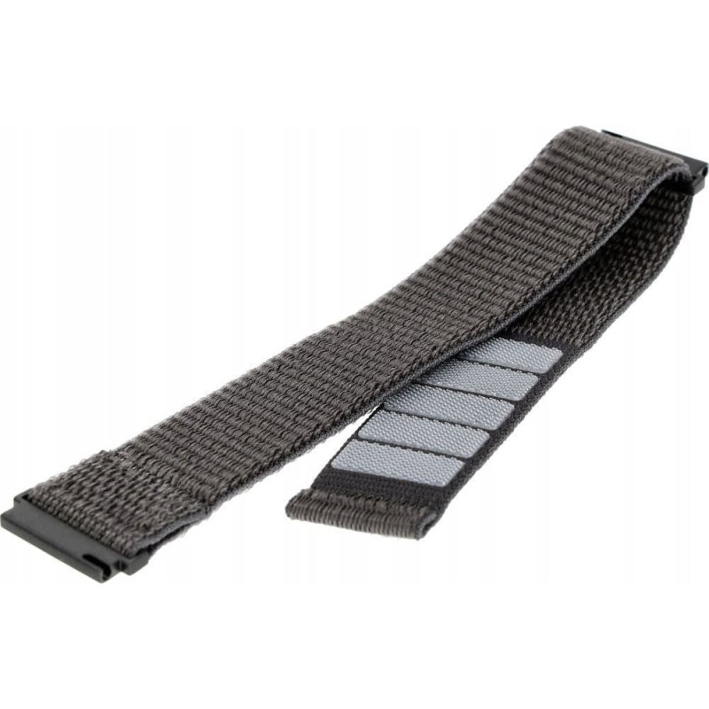 Fixed | Sporty Strap with Quick Release 20mm for Smartwatch | 160-210 mm | Dark gray | Nylon