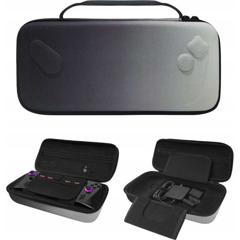 JYS Futerał Etui Walizka Pokrowiec Case Osłona Torba do Konsoli ASUS ROG Ally X / JYS-RAX011 B&W