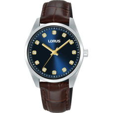 Lorus Zegarek damski Lorus RG329XX9 CYRKONIE brązowy