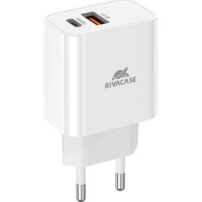 Rivacase Ładowarka RivaCase MOBILE CHARGER WALL/Baltas PS4102 W00 RIVACASE