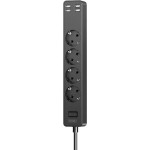XO Listwa zasilająca XO WL10 4USB 1.8m (czarny)