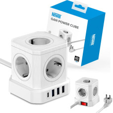 Newell NL4387 Kostka zasilająca GaN Power Cube 9w1 biała