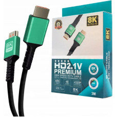 Vega ECOBOX KABEL HDMI-HDMI 3M, V2.1 8K HQ NOWY STANDARD