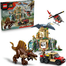 Lego Powietrzna misja z kecalkoatlem i spinozaurem