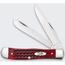 Lionsteel Knives Nóż Składany Case Pocket Worn Trapper SS Old Red