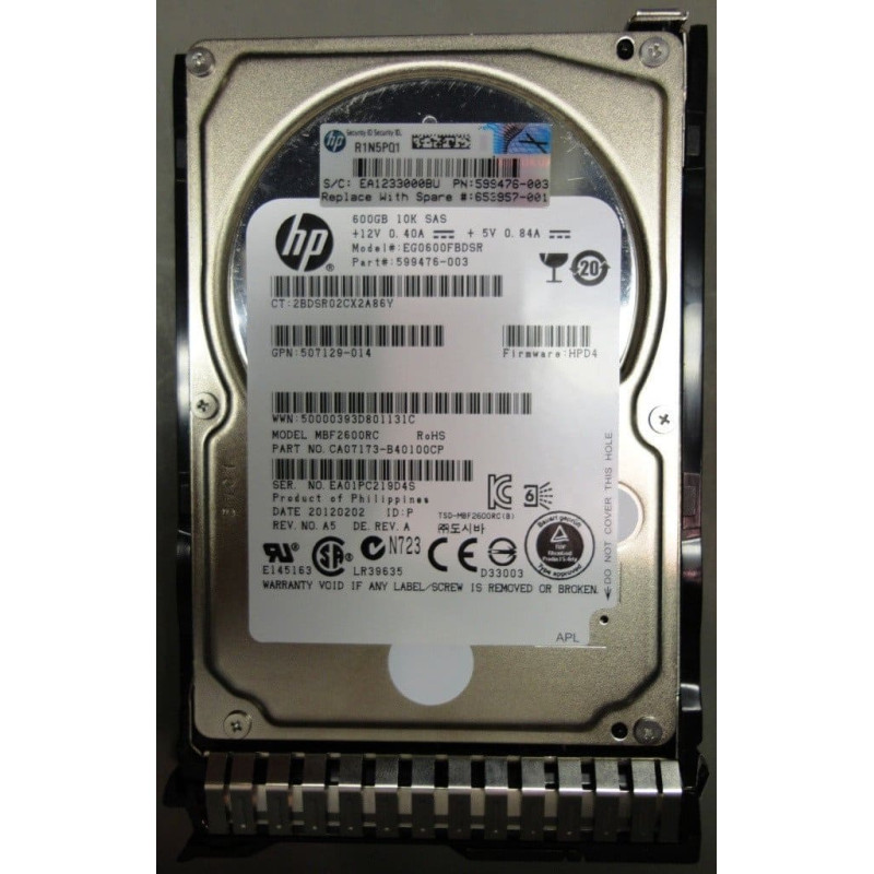 HP 600GB hot-plug dual-port SAS HDD dysk twardy 10000 RPM 2.5