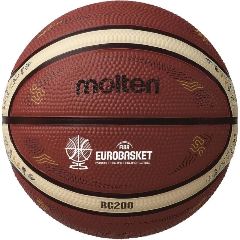 Molten Basketball ball souvenir MOLTEN B1G200-E5Z rubber size 1 Eurobasket 2025