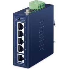 Planet IGS-500T-E łącza sieciowe Nie zarządzany Gigabit Ethernet (10/100/1000) Niebieski