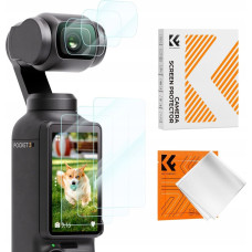 K&F Zestaw 6x Osłona Szkło 9h Na Ekran + Obiektyw Do Dji Osmo Pocket 3 / K&f Concept / Sku.2231