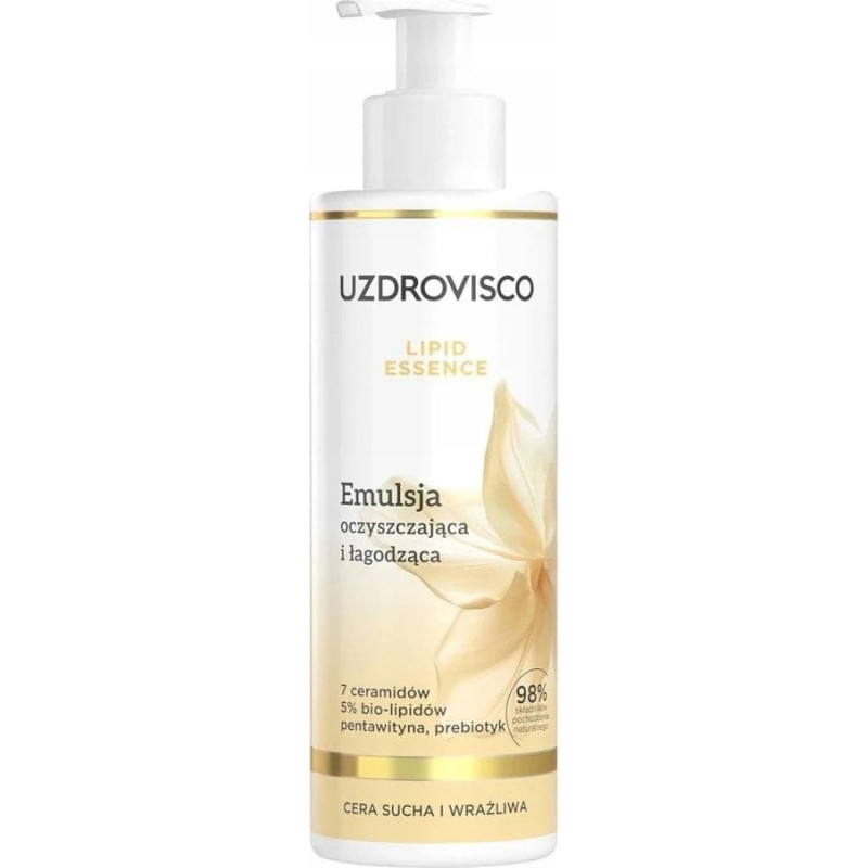 Bioderma UZDROVISCO_Lipid Essence emulsja oczyszczająca i łagodząca 200ml
