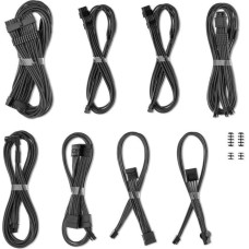 Cablemod C-Series Pro ModMesh Kabelset, 2x 12V-2x6-Kabel, StealthSense, fr Corsair Type 5 RMx Shift PSUs - carbon, 65cm