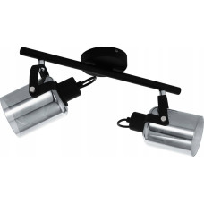 Eglo Lampa wisząca EGLO SPOT LIGHT BERREGAS 2XE27 BLACK/CHROME