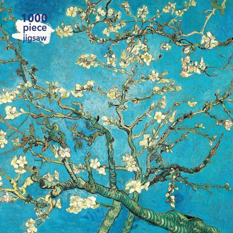 Flame Tree Publishing Puzzle 1000 Kwitnący migdałowiec Vincent van Gogh