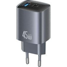 Usams Ładowarka sieciowa USAMS CC290 T66 45W   GaN 1xUSB-A 1xUSB-C tarnish
