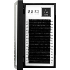 Nanolash Zestaw sztuczne rzęsy Nanolash VOLUME LASHES Doczepy 10 mm