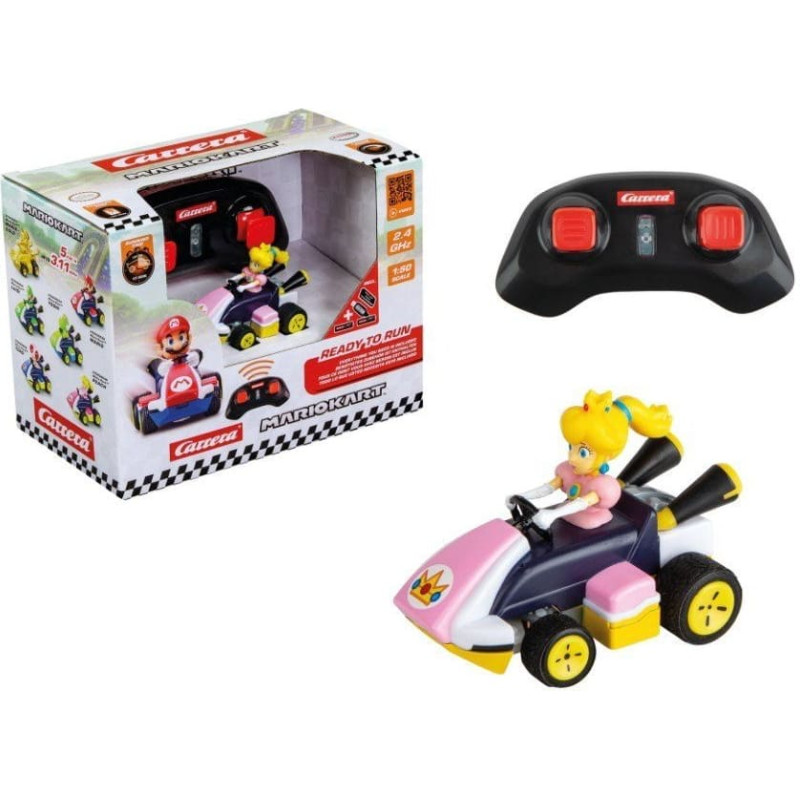 Carrera Vehicle RC Mario Kart Mini Peach 2,4GHz