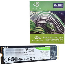 Seagate SSD SEAGATE BarraCuda 530 2.048TB M.2 2280-S2 PCIe Gen4 x4 NVMe 2.0, Read/Write: 7400/6400 MBps, TBW 1200