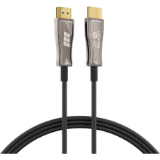 EFB Elektronik HDMI-20-00010 kabel HDMI 50 m HDMI Typu A (Standard) Czarny, Stal nierdzewna