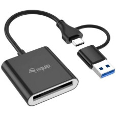 Equip 245461 czytnik kart USB 3.2 Gen 2 (3.1 Gen 2) Type-C Czarny