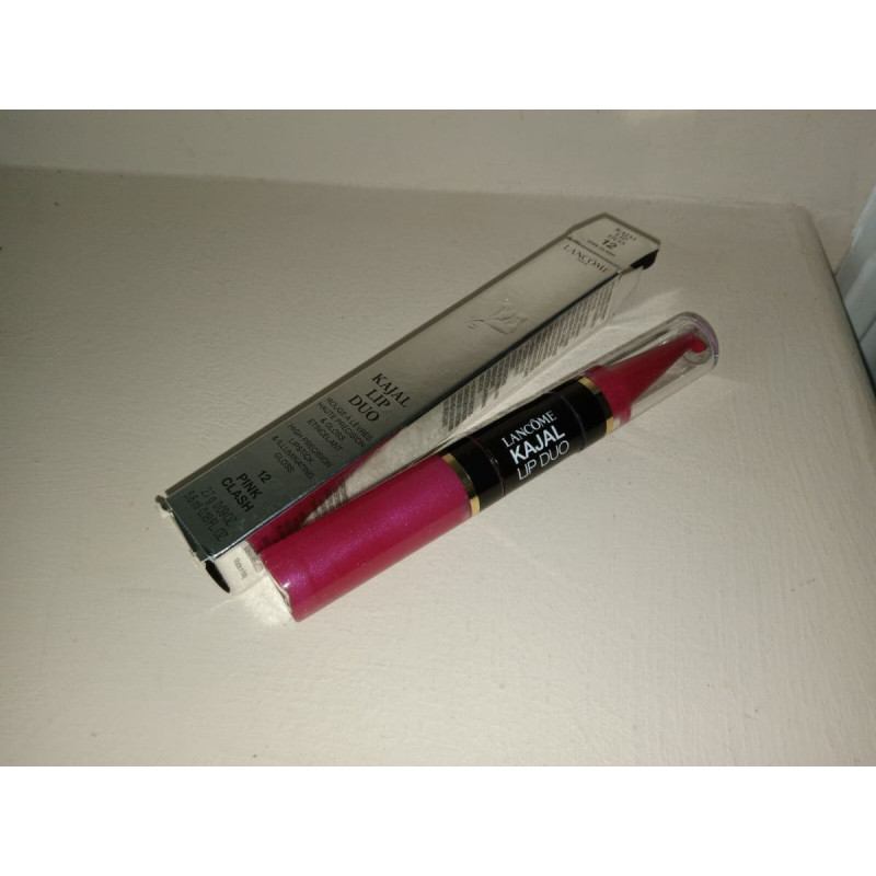 Lancome , Lip Kajal Duo, Matte & Gloss, Liquid Lipstick, 12, 2.7 g For Women