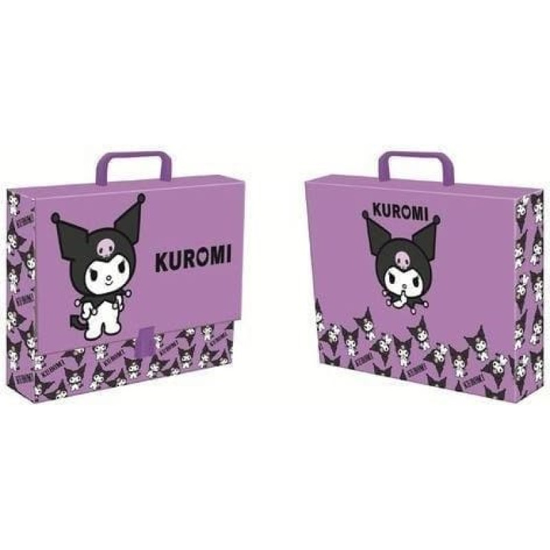 Narcissus Teczka z rączką A4 XL Kuromi violet