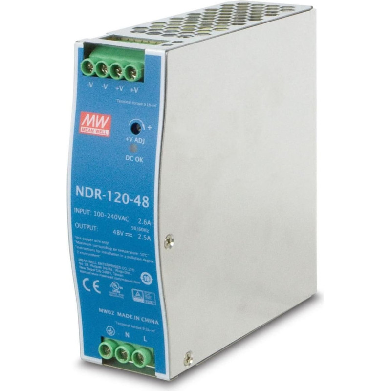 Ernitec 48V, 120W Din-Rail Power