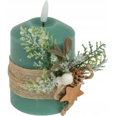 Atmosphera Ozdobna świeca parafinowa LED, 10 cm