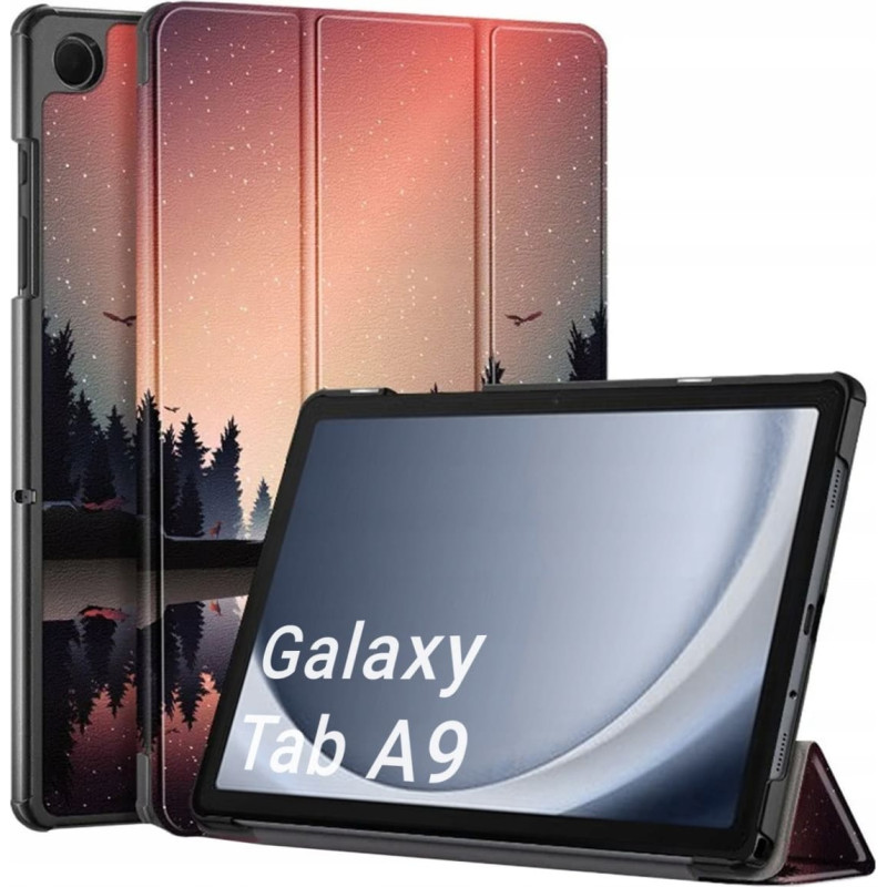 Strado Etui Graficzne do Samsung Galaxy Tab A9 8.7 (Night Lake)