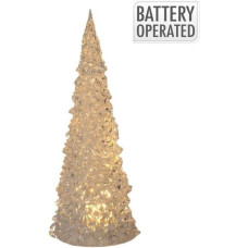 Victoria Sport CHOINKA DEKORACYJNA PRZEŹROCZYSTA LED CIEPŁY BIAŁY 27CM