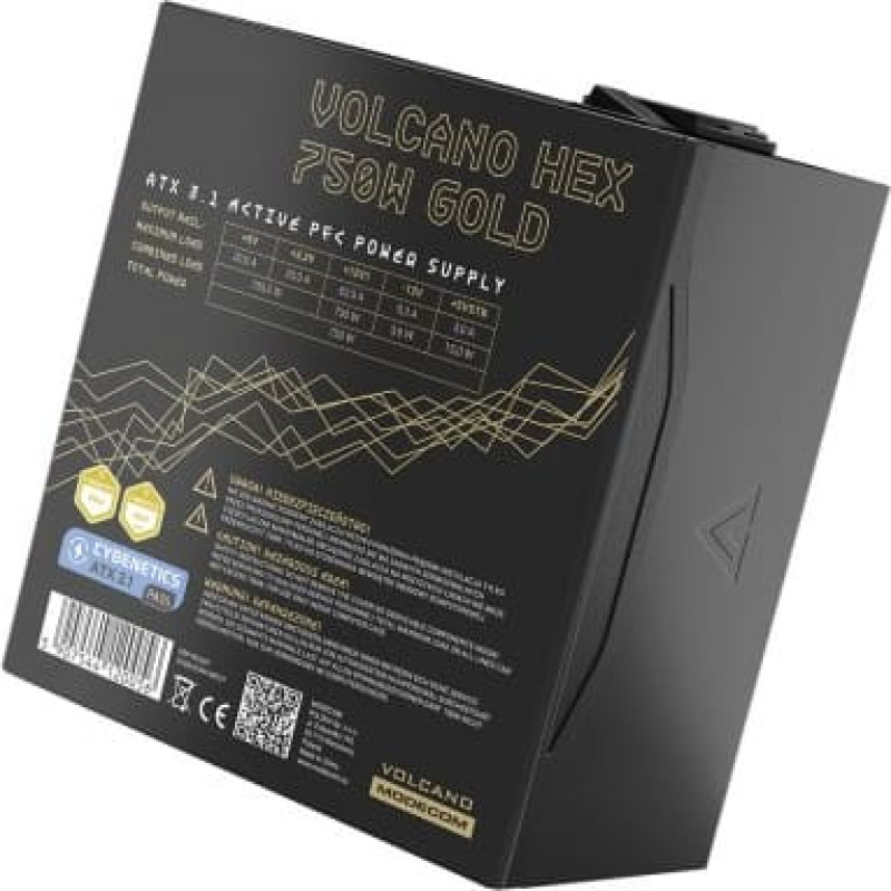 Modecom PSU Volcano HEX 750W Gold ATX 3.1
