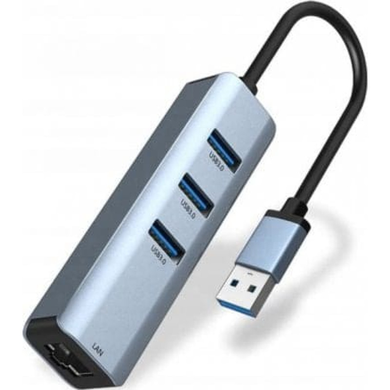 Zenwire HUB USB Zenwire 1x RJ-45  + 3x USB-A 3.0 (1022000739)