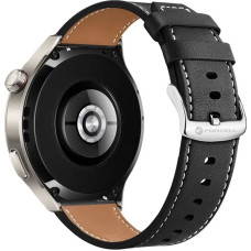 Forcell Pasek do Samsung Galaxy Watch Forcell F-Design FS21 dziurki skóra ekologiczna 22 mm czarny