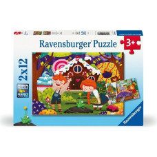 Ravensburger Puzzle dla dzieci 2D: Świat baśni 2x12el
