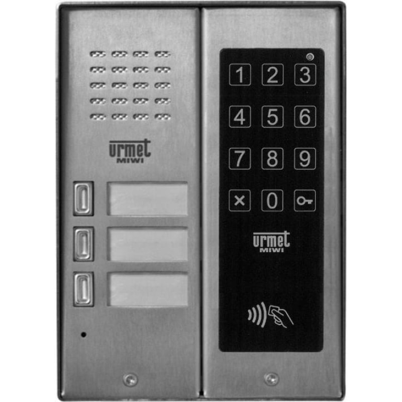 Orno 5025/2D-ZK-RF Urmet Panel rozmówny, 2 przyciski wywołania, czytnik zbliżeniowy, dotykowy zamek kodowy