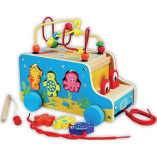 Smily Play Smily Play Drewniane Auto 5w1 Sorter do Ciągnięcia uniwersalny