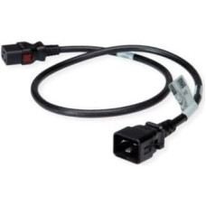 Bachmann Kabel zasilający Bachmann C20-C19 1.0m czarny 16A, blokada po obu stronach