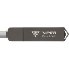 Patriot Memory Внешний портативный твердотельный накопитель Patriot Viper PVP30 Duo Compact 1 ТБ 1000 МБ/с USB A+C 3.2 Gen2 (PVP301TB28UDG)