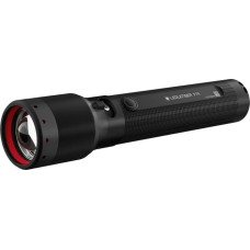Ledlenser P7R melns rokas lukturītis ar LED