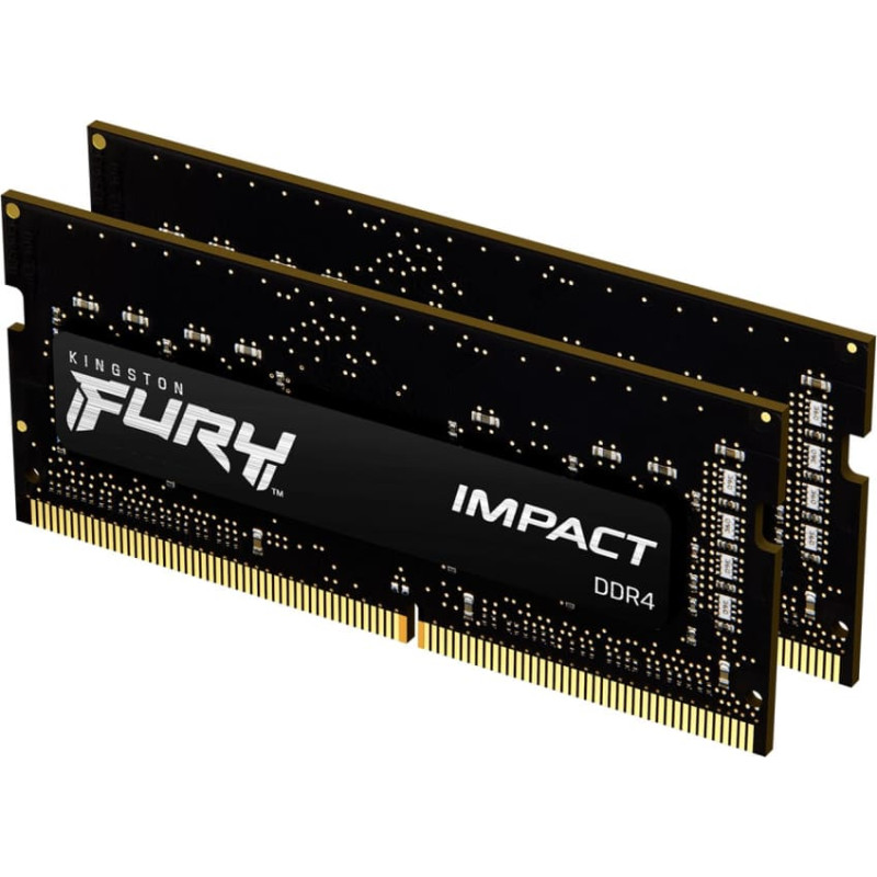 Kingston Technology FURY 16GB 3200MT/s DDR4 CL20 SODIMM (2 gabalu komplekts) Impact
