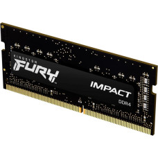 Kingston Технология FURY 16 ГБ 3200 МТ/с DDR4 CL20 SODIMM (комплект из 2 модулей) Impact
