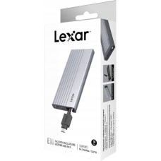 Lexar SSD Storage 10GB Enclosure USB3 M.2 2280 with built in cable