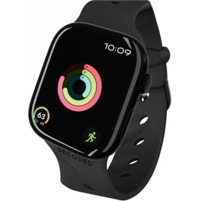 Noname Decoded Silicone Ares Splice Band - silikonowy pasek do Apple Watch 40/42 mm (black)