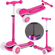 Jokomisiada Balansowa hulajnoga SCOOTER 3-kołowa KOLOROWE ŚWIATEŁKA i MUZYKA SP0812
