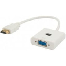 Savio Адаптер HDMI (M) - VGA (F) белый CL-201