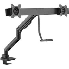 Goobay Uchwyt do monitorów podwójny Office, czarny