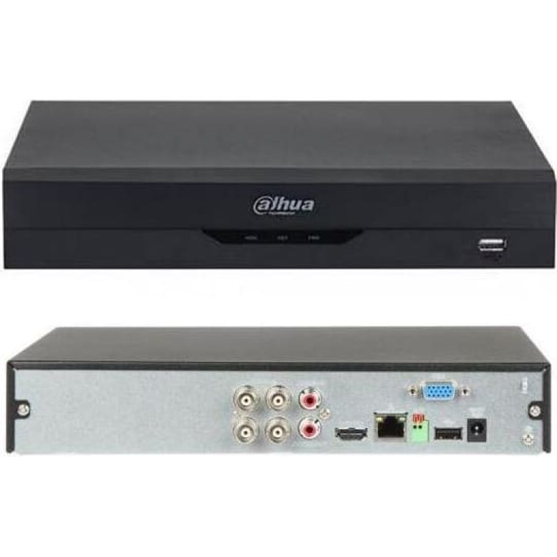 Noname DVR 4CH HDCVI PENTABRID AI/XVR5104HS-I3/T DAHUA XVR5104HS-I3/T (6937552414907)