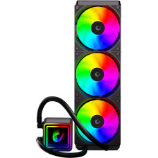 Rampage Chłodzenie wodne Rampage INFINITE V360 Chłodzenie wodne 360MM ARGB, miernik temperatury, czarne