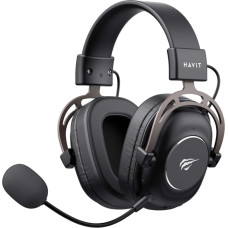Havit H2002YG — 2.4G spēļu austiņas (melnas un okera krāsas)